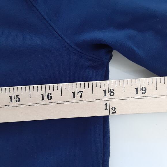 Lilly Pulitzer Skipper Popover Dress Long Sleeve Navy Blue Women S Cutout Resort - Picture 7 of 9